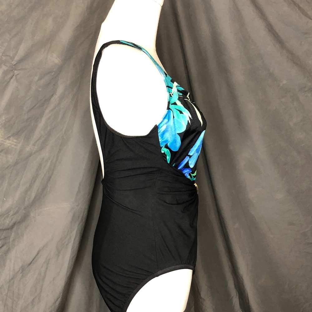 Swimsuit Allure Black and Blue - Picture 3 of 11